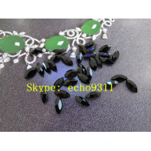 Black Color Loose Rhhinestones Crystal Stones Point Back Crystal